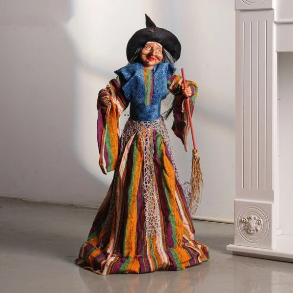 Halloween Decoration Witch Statue